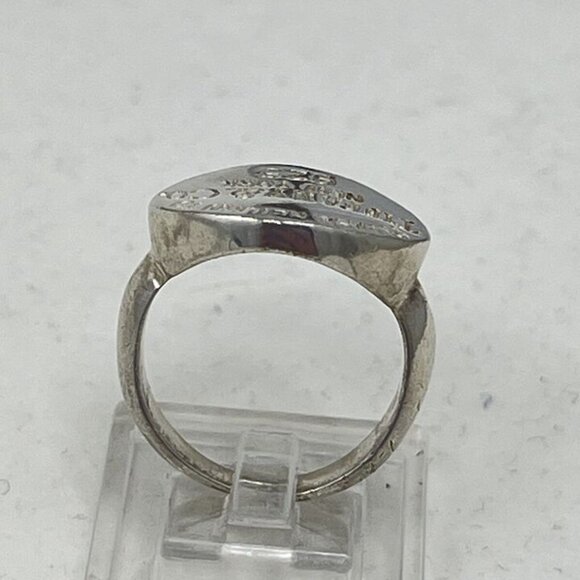 Like New, Authentic Tiffany & Co. Sterling Silver Signet Ring - Size 7.5 - Picture 6 of 7